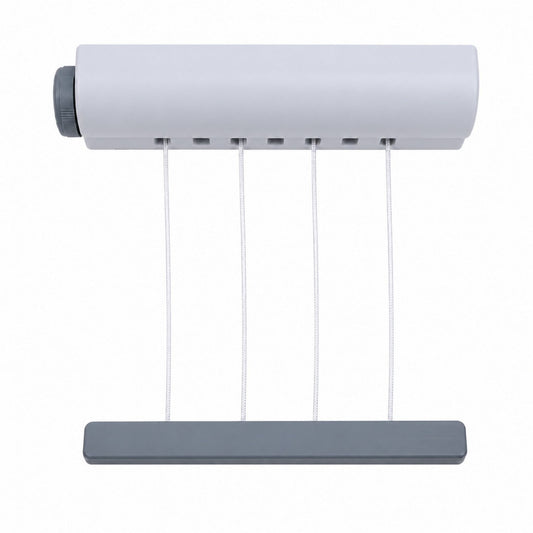 14M Retractable Clothesline Wall Mounted 4-Line Drying Rack Indoor Outdoor