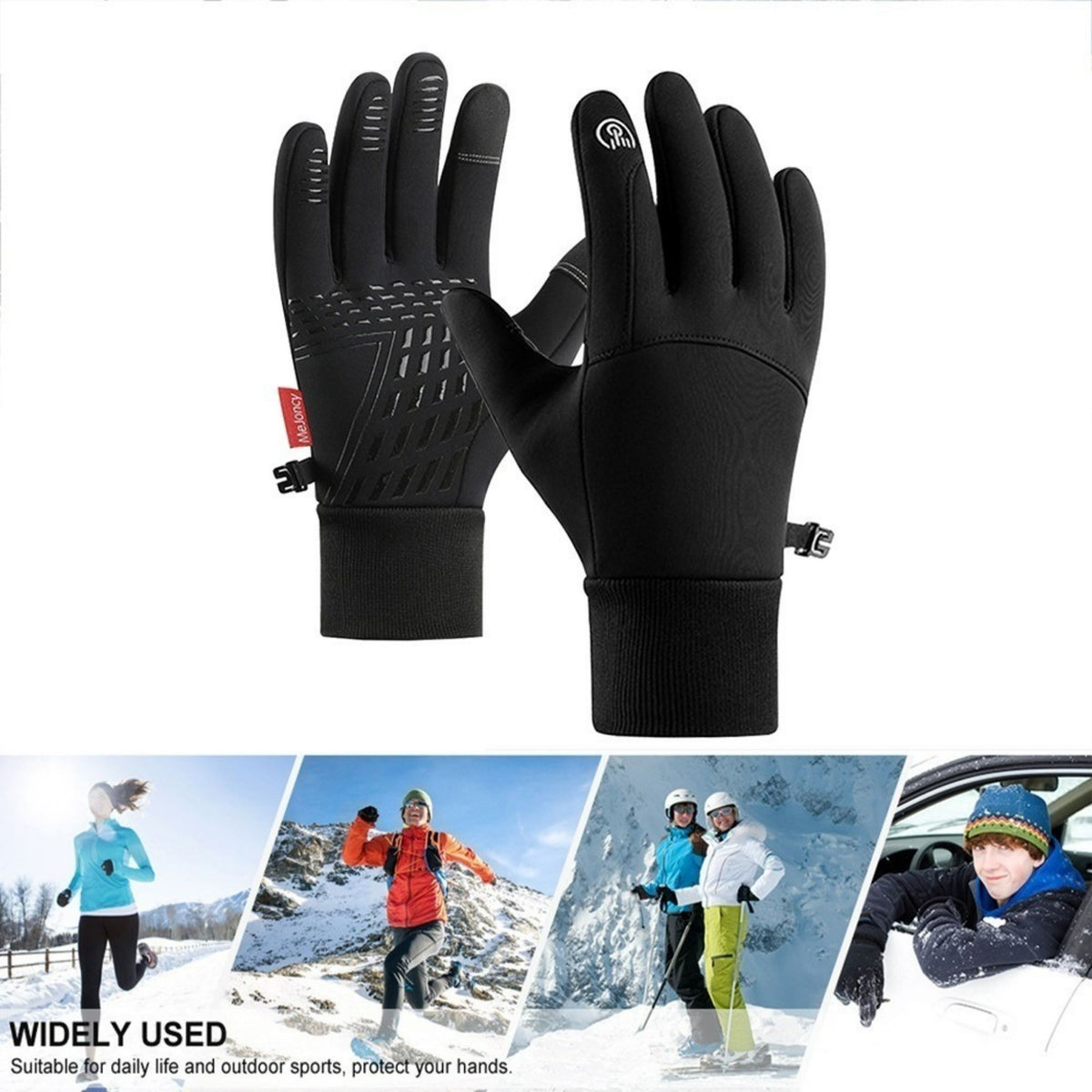 Winter Thermal Gloves Waterproof Windproof Touch Screen Warm Men & Women