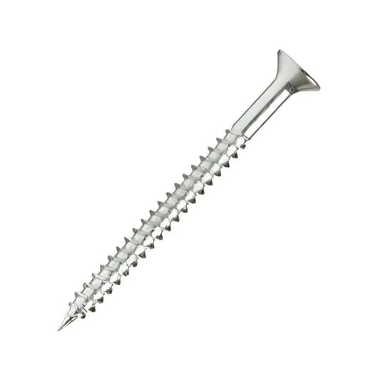 Zinc Wood Screws Pozi Countersunk Twin Thread Hardened Steel | Box of 100