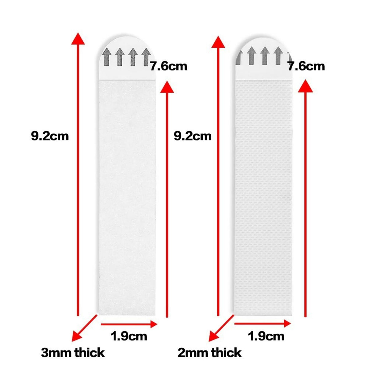 30 Pairs Damage Free Adhesive Hanging Strips Removable Wall Picture Hooks