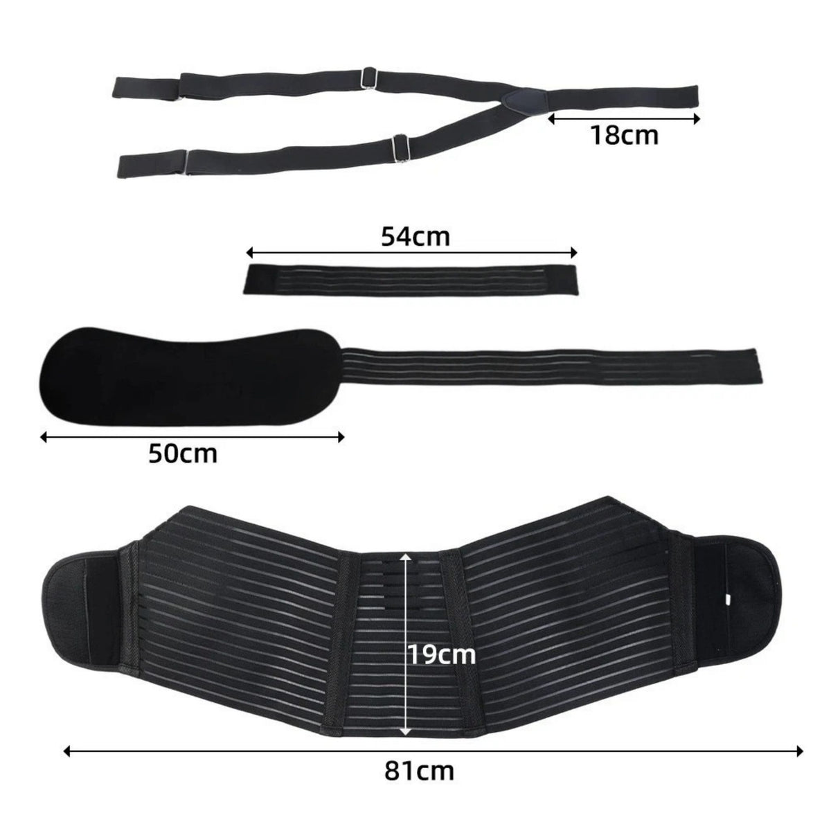 Maternity Pregnancy Support Belt Shoulder Straps Back Brace Belly Lift