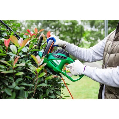 550W Electric Hedge Trimmer 51cm Dual Action Blade Corded 10m Cable