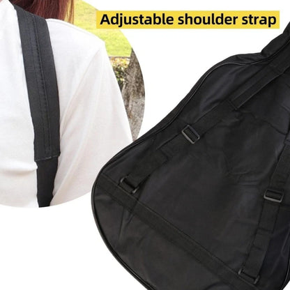 Waterproof Guitar Gig Bag Case 106cm Oxford Backpack Black Pocket Zips