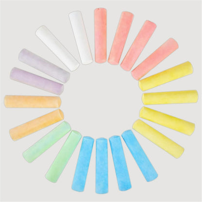 Giant Chunky Pavement Chalks for Kids Extra Large Washable Drawing Set