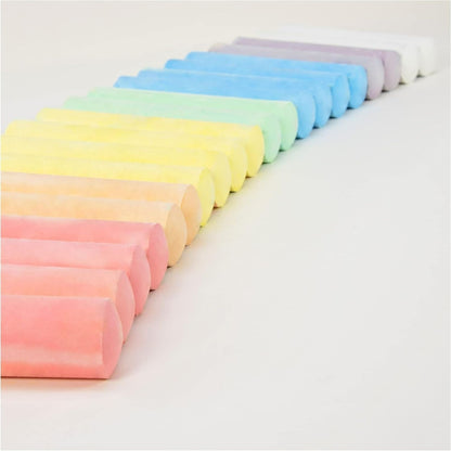Giant Chunky Pavement Chalks for Kids Extra Large Washable Drawing Set