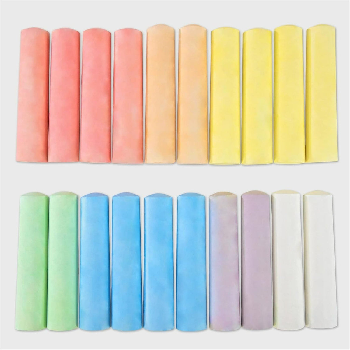 Giant Chunky Pavement Chalks for Kids Extra Large Washable Drawing Set
