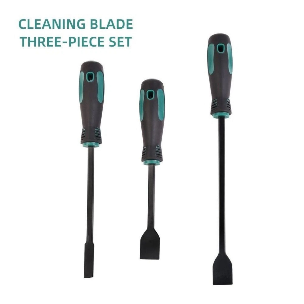 3 Piece Cleaning Blade Chisel Set – Soft Grip Handles, 3 Sizes Set