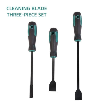 3 Piece Cleaning Blade Chisel Set – Soft Grip Handles, 3 Sizes Set