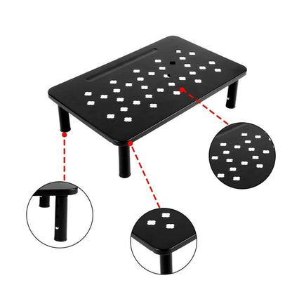 Riser Stand Riser Metal Adjustable Mesh Platform for Computer or Laptop