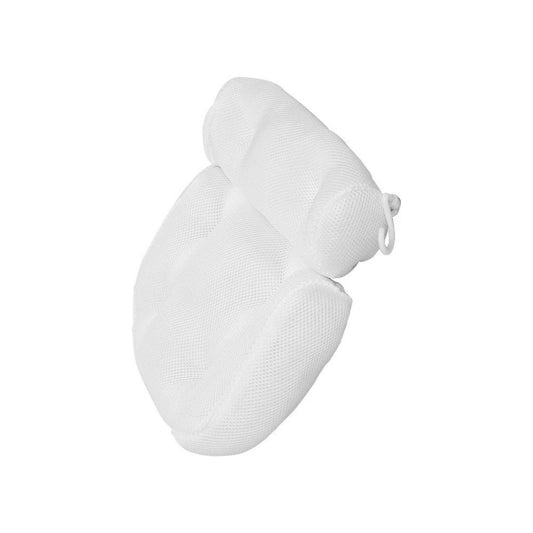 Bath Pillow Non Slip Bathtub Headrest Cushion 6 Suction Cups Neck Support Spa
