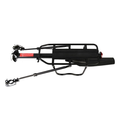 Aluminium Bike Rear Pannier Rack Adjustable Luggage Carrier Mud Guard