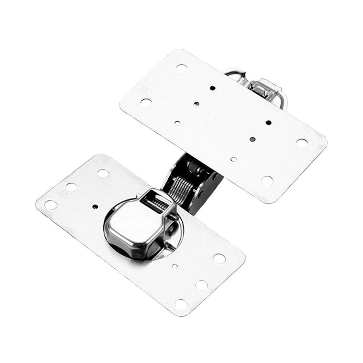 4-Pack Cabinet Door Repair Hinge Plates & Cupboard Hinge Brackets Steel
