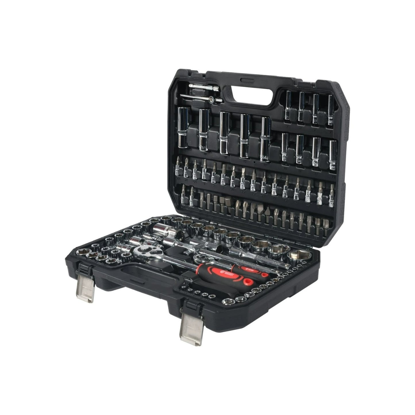 108pc Cordless Drill & Socket Set – 18V Li-Ion, Ratchet Wrench & Mechanics Tool Kit