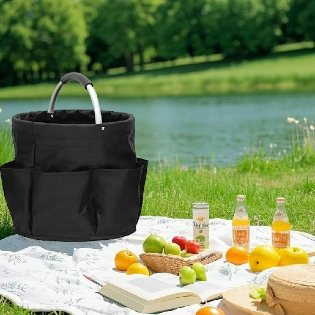 Multifunctional Collapsible Storage Caddy Bag with Handle Garden & Home