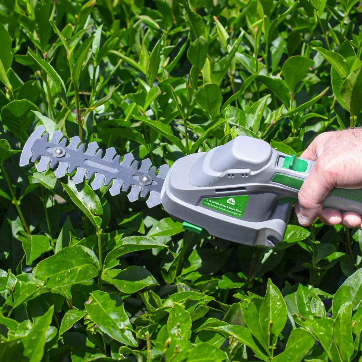 Cordless 3.6V 2-in-1 Grass Shears & Hedge Trimmer Cutter 60 Min Runtime