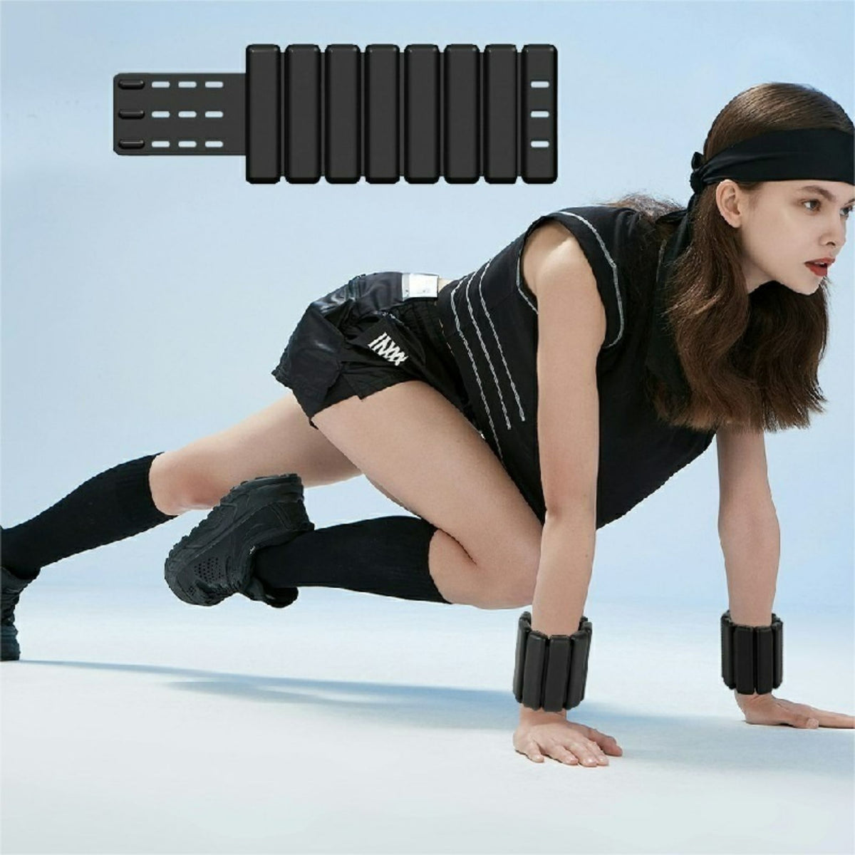 Adjustable Wrist & Ankle Weights for Aerobics Pilates Fitness Training