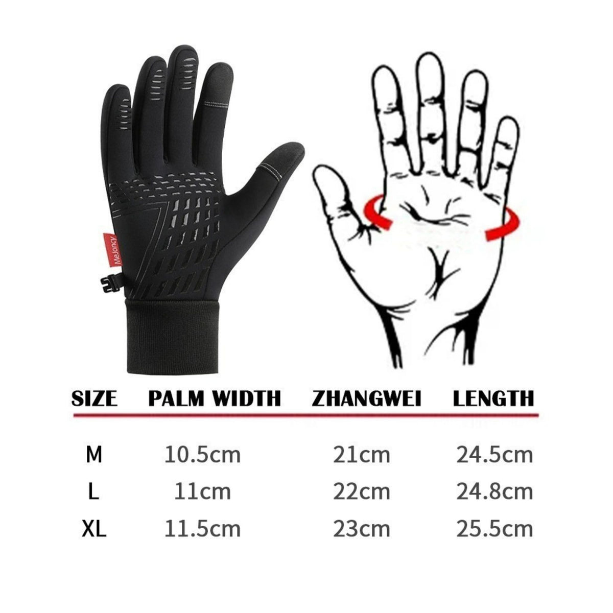 Winter Thermal Gloves Waterproof Windproof Touch Screen Warm Men & Women
