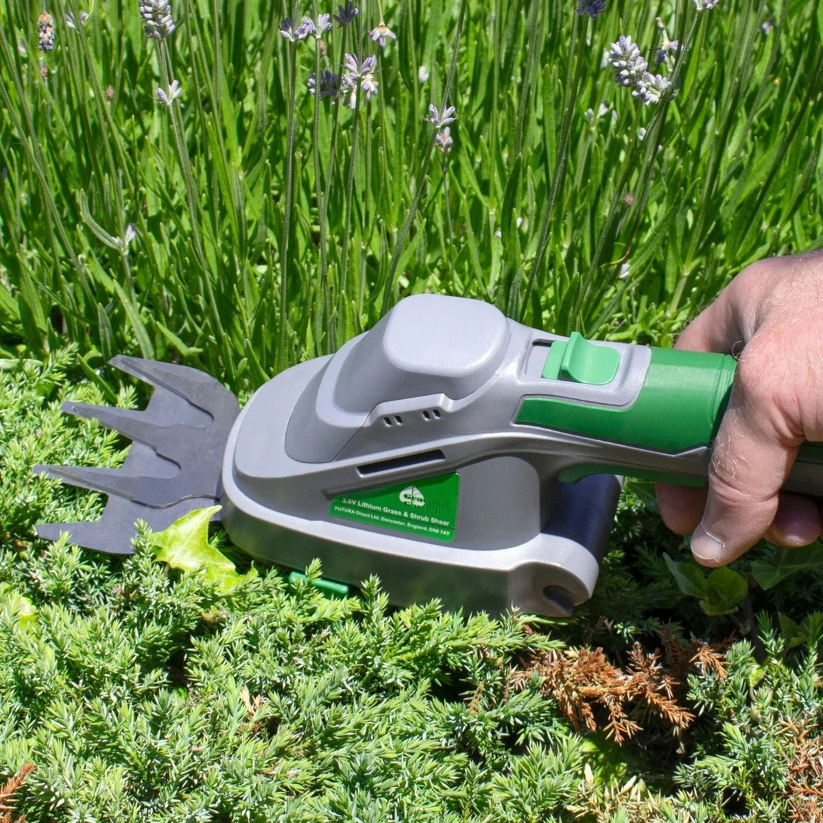 Cordless 3.6V 2-in-1 Grass Shears & Hedge Trimmer Cutter 60 Min Runtime