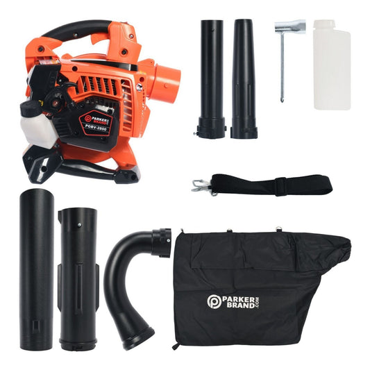 26cc 3in1 Petrol Leaf Blower Vacuum Mulcher Shredder Handheld 2-Stroke