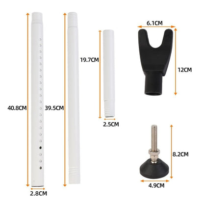 Adjustable Door Security Bar Heavy Duty Jammer Brace 106–136cm 400lbs