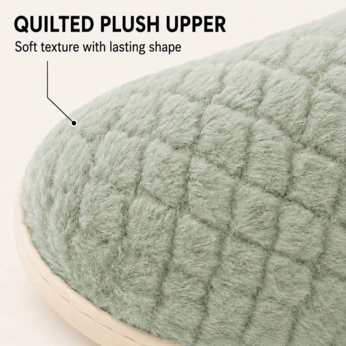 Women's Fluffy Slippers Warm Cosy Soft Indoor Slip-On House Shoes UK 3–7