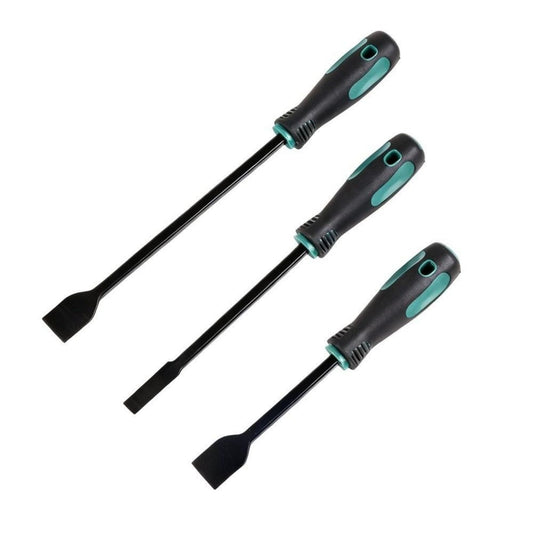 3 Piece Cleaning Blade Chisel Set – Soft Grip Handles, 3 Sizes Set