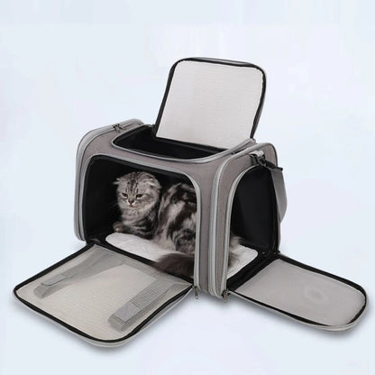 Large Soft Fabric Pet Carrier Bag Foldable Portable Travel Puppy & Cats