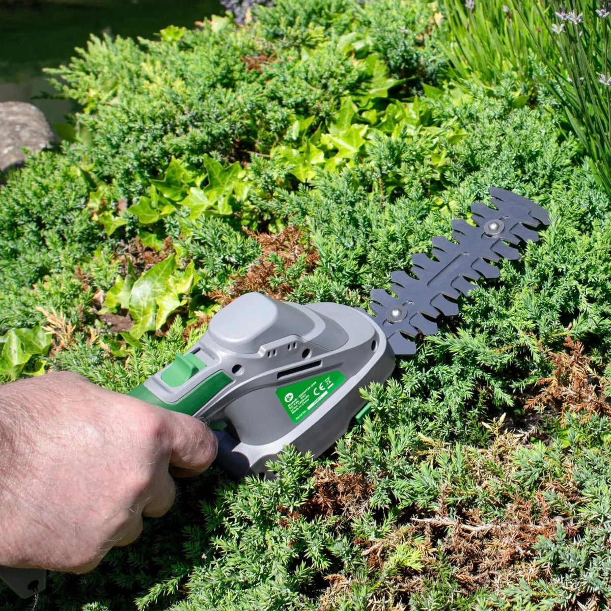 Cordless 3.6V 2-in-1 Grass Shears & Hedge Trimmer Cutter 60 Min Runtime