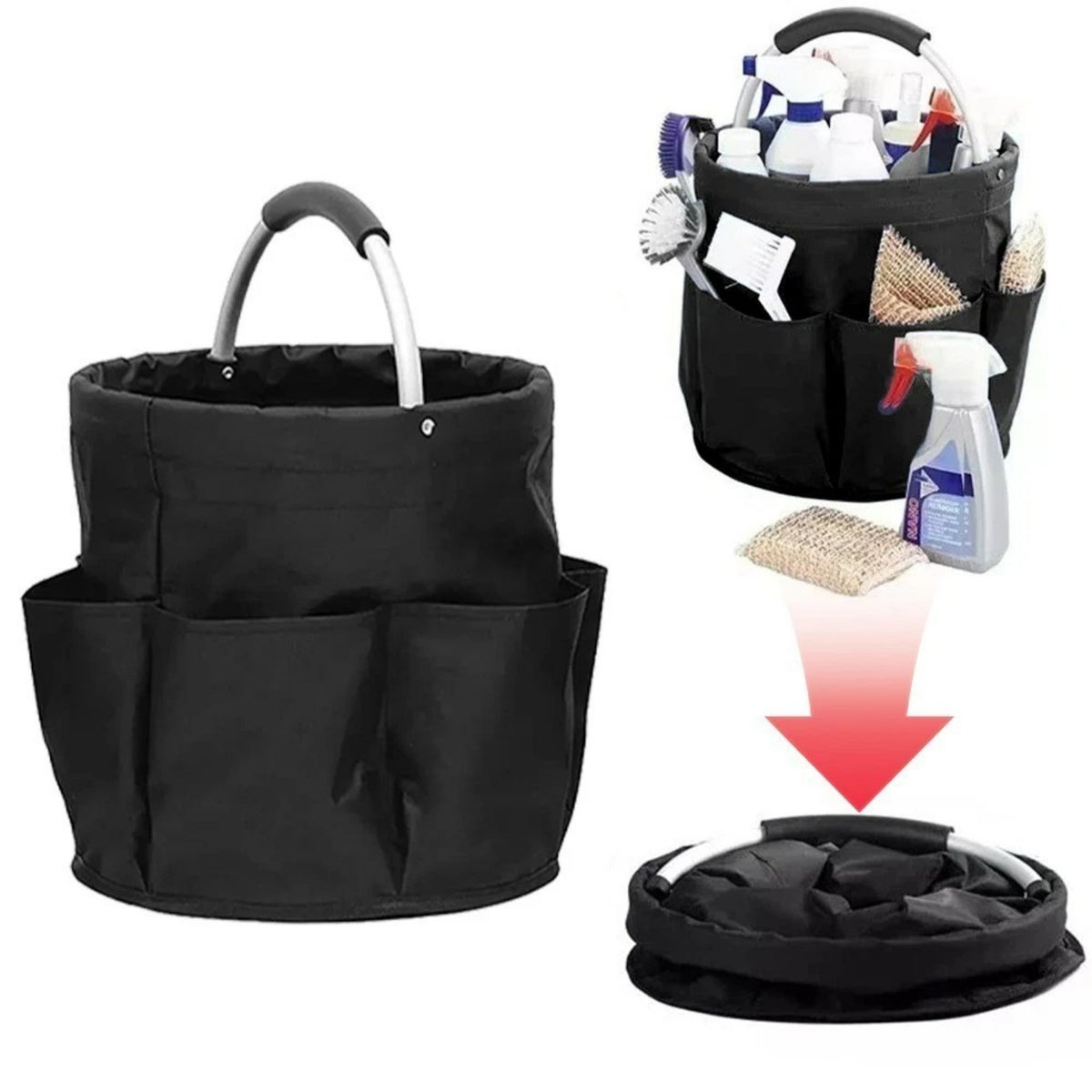 Multifunctional Collapsible Storage Caddy Bag with Handle Garden & Home