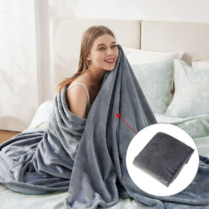 Large Fleece Throw Blanket Soft Warm Lightweight Sofa Bed 3 Colours