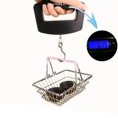 Portable Digital Luggage Scale – 50kg Electronic Weigher