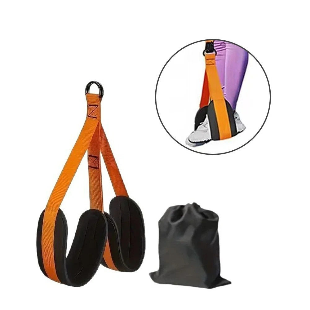 Pull Up Assist Bands Set 225LBS Resistance Knee Rest Sling Strength Training