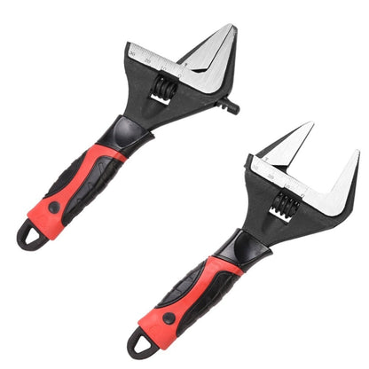 6 Inch Adjustable Wrench Spanner Extra Wide Jaw 0-30mm Black Oxide Steel