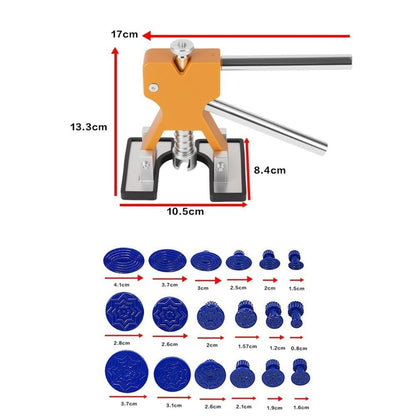 Paintless Dent Repair Kit 18 Puller Tabs Body Dent Remover Lifter Tool