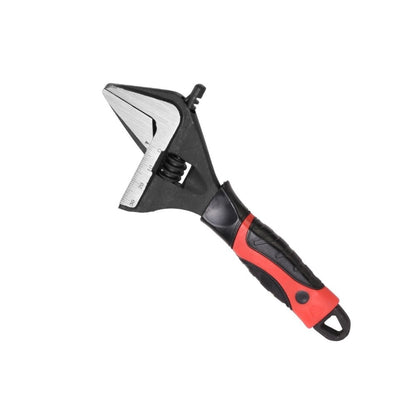 6 Inch Adjustable Wrench Spanner Extra Wide Jaw 0-30mm Black Oxide Steel