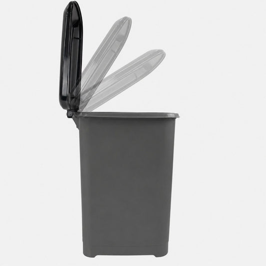 Slim Pedal Bin 40L 20L Kitchen Bathroom Office Waste Rubbish Bin with Lid