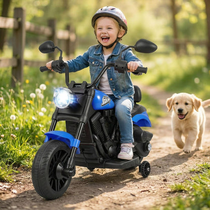 6V Kids Electric Motorbike Ride On Toy Motorcycle Training Wheels Kits