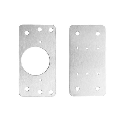 4-Pack Cabinet Door Repair Hinge Plates & Cupboard Hinge Brackets Steel