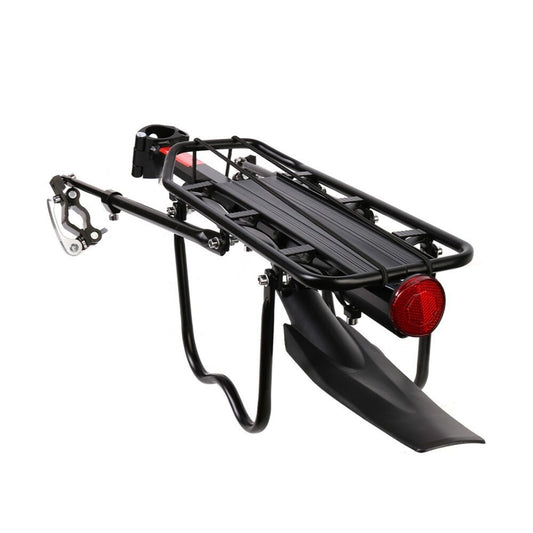 Aluminium Bike Rear Pannier Rack Adjustable Luggage Carrier Mud Guard