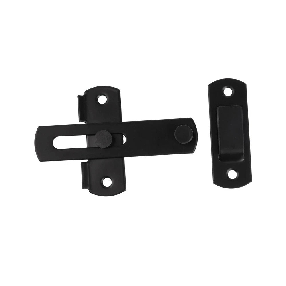Stainless Steel Sliding Barn Door Lock – 180° Flip Latch & Bolt