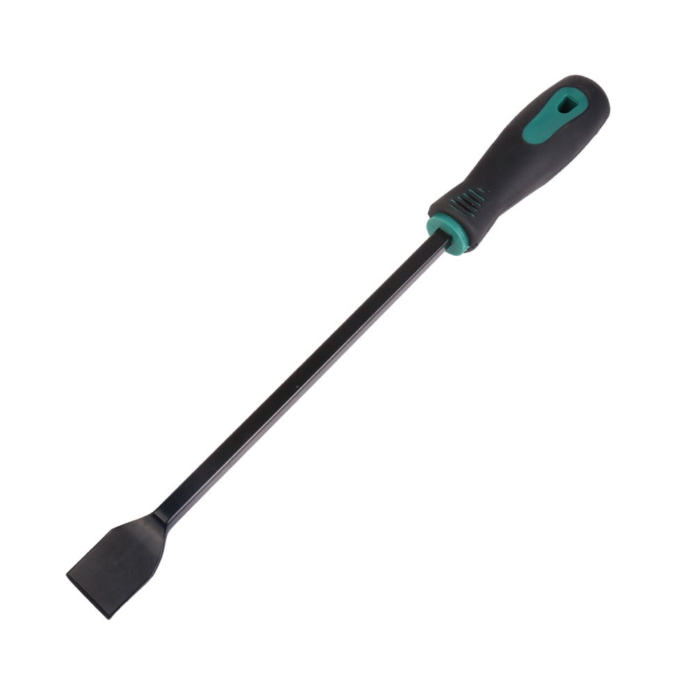 3 Piece Cleaning Blade Chisel Set Soft Grip Black Green 31.3cm 26.5cm 22.2cm