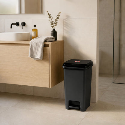 Slim Pedal Bin 40L 20L Kitchen Bathroom Office Waste Rubbish Bin with Lid