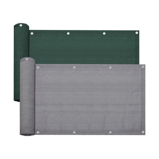 4.8m x 0.9m Balcony Privacy Screen HDPE Garden Fence Shade Windbreak