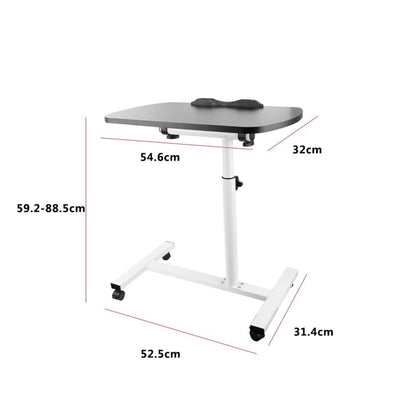 Adjustable Overbed Table – Hospital Style with Wheels 3 Colours to Choose from