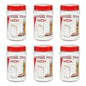 Round Plastic Food Storage Jars Lids Kitchen Airtight Reusable 4 Sizes