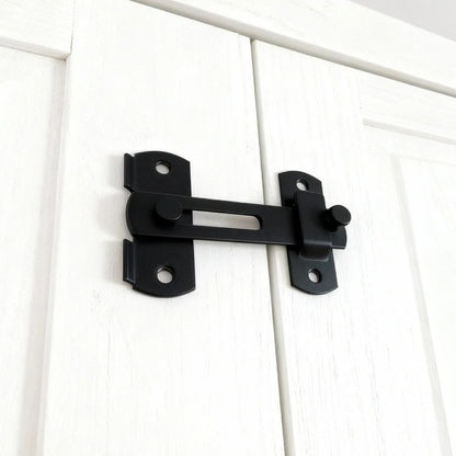 Stainless Steel Sliding Barn Door Lock – 180° Flip Latch & Bolt