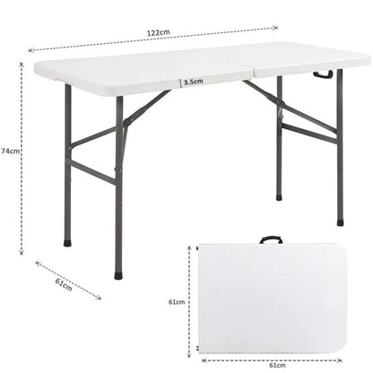 Multi-Purpose Foldable Table for Events, Camping, Home & Car Boot Sales