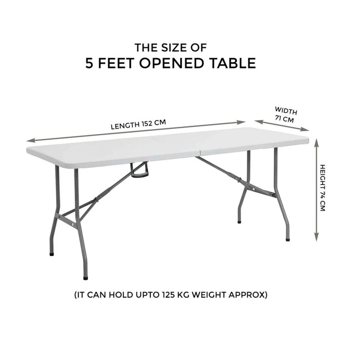 Multi-Purpose Foldable Table for Events, Camping, Home & Car Boot Sales