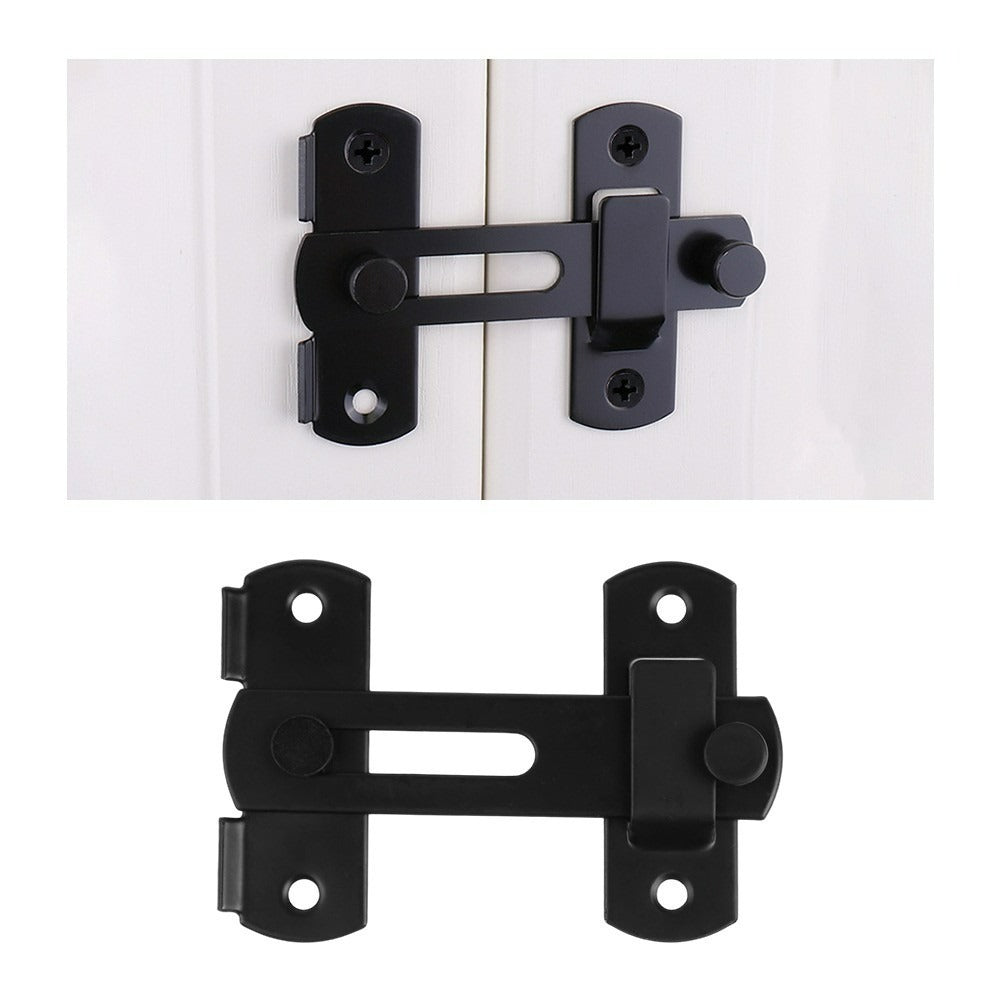 Stainless Steel Sliding Barn Door Lock – 180° Flip Latch & Bolt