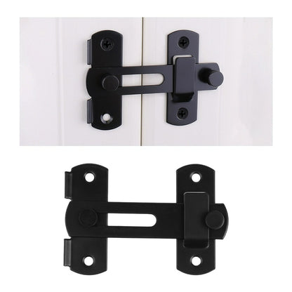 Stainless Steel Sliding Barn Door Lock – 180° Flip Latch & Bolt